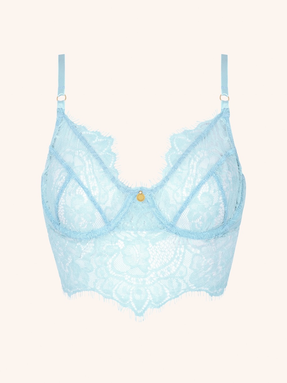 Gooseberry Intimates Bra Baby Blue Size Small